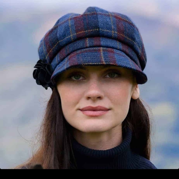 Mucros Weavers Accessories - Mucros Weavers 100% Wool Tweed Flapper Hat Size OS